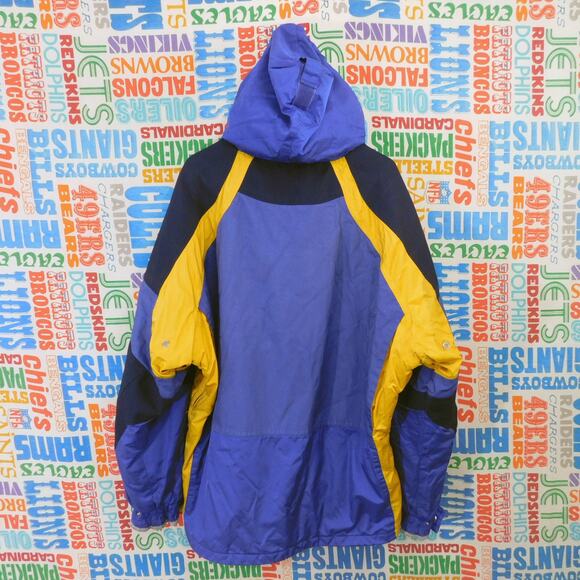 Killy Master Tech Ski Jacket Size 52 US XL 90s Retro Snow Purple Yellow AWT - Picture 9 of 9